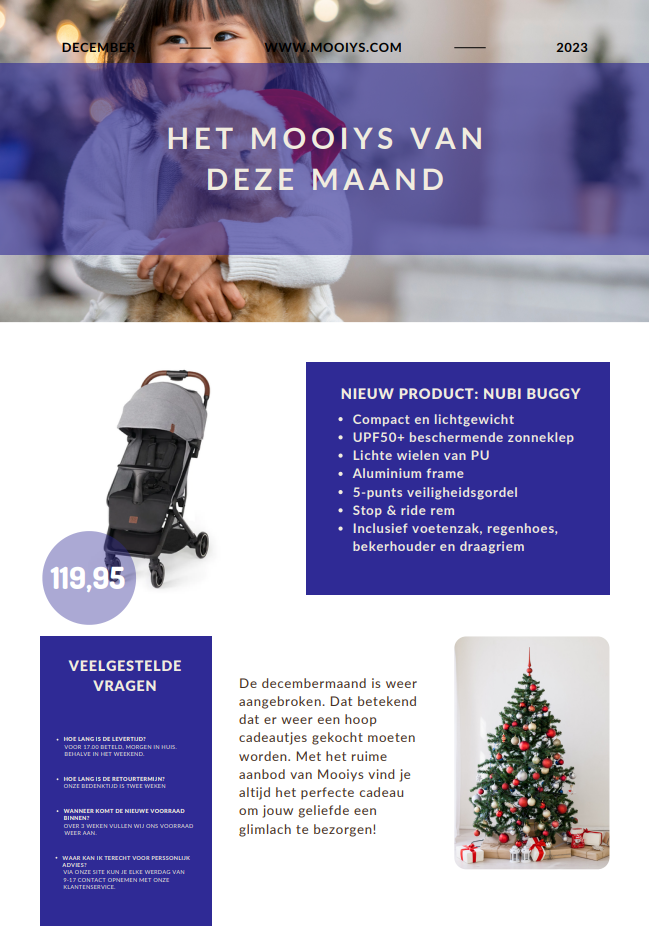 Nieuwsbrief Mooiys - Lara van Rosmalen